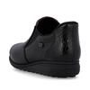 Rieker Tex Slip On Comfort Shoe - Black wine
